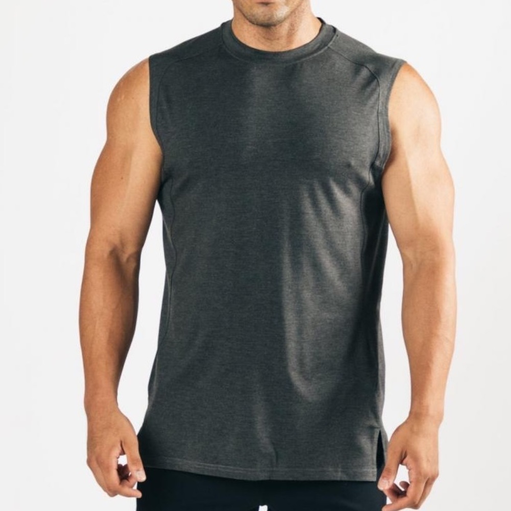 NWT Alphalete Premium Stepped Hem Tank Sz S